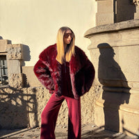 Pelliccia Deep Rouge