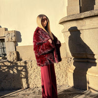 Pelliccia Deep Rouge